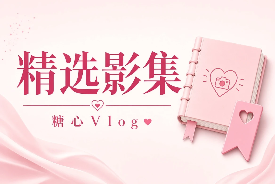 糖心Vlog影集架的主题视觉